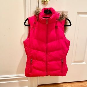 Banana Republic vest with detachable hoodie.